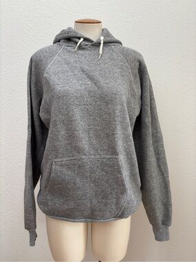 Vintage Discus Athletic Heavyweight Grey Hoodie Raglan Sleeve Made in USA Size L